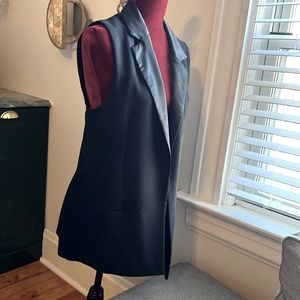 Sleeveless blazer vest